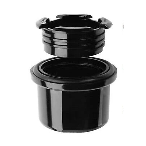 Mini Trimline Outlet to suit 68mm round downpipe - Black