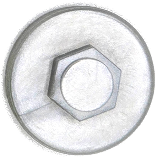 Metallic Silver 19mm Colour Coded Tek Screw Caps (100/Bag)